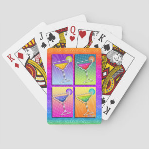 Pop Art MARGARITAS PLAYING CARDS