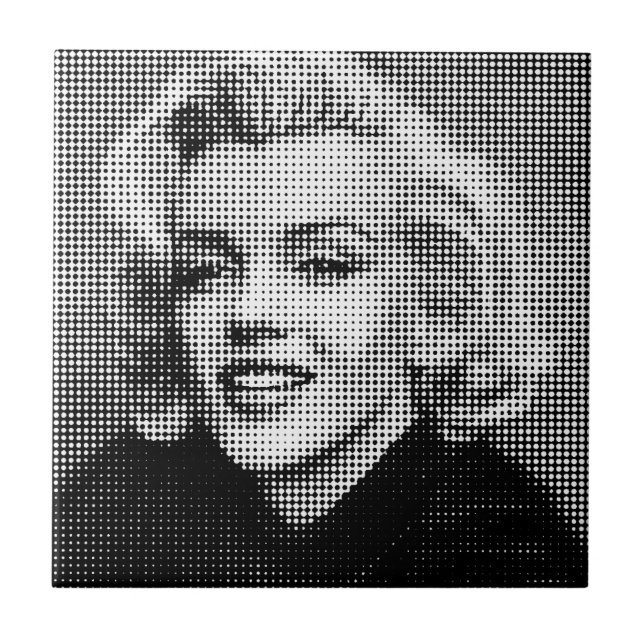 Pop Art Marilyn Ceramic Tile (Front)