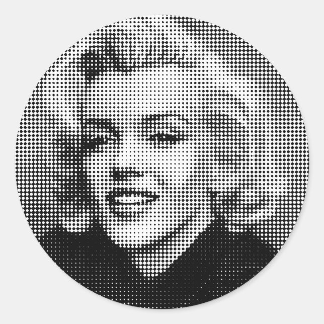 Pop Art Marilyn Classic Round Sticker (Front)