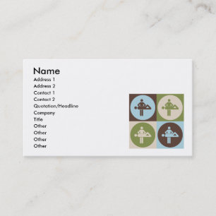 Pop Art Massage Business Card