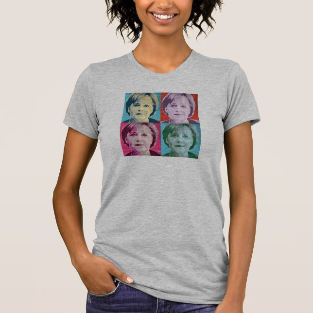 Pop Art Merkel - - T-Shirt (Front)