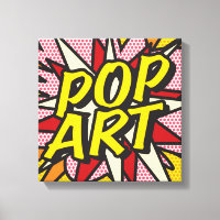 POP ART Modern Comic Book Typography