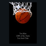 Pop Art Motivational Quote Basketball Poster<br><div class="desc">I Love This Game. Popular Sports - Basketball Game Ball Image.</div>