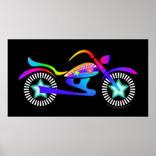 Pop Art MOTORCYCLE POSTER