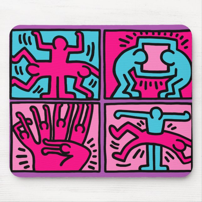 pop art mouse pad (Front)