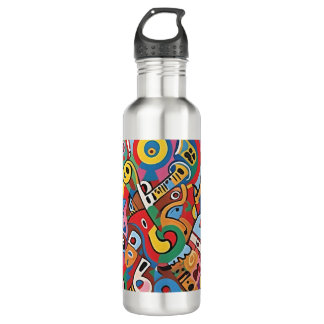pop art musical 002 710 ml water bottle