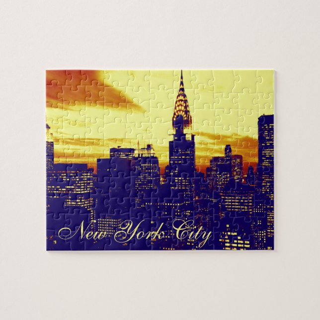 Pop Art New York City Jigsaw Puzzle (Horizontal)