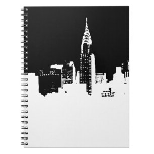 Pop Art New York City Spiral Photo Notebook
