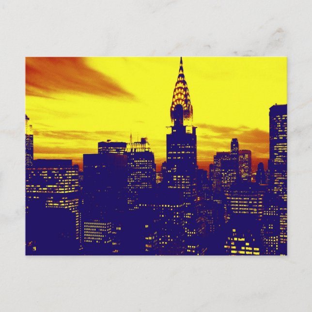Pop Art New York Postcard (Front)