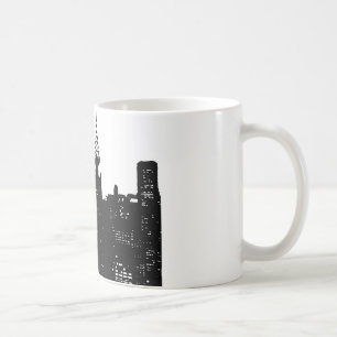 Pop Art New York Silhouette Coffee Mug