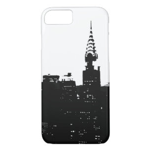 Pop Art New York Silhouette iPhone 7 Case