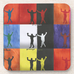 Pop art no.1 by Yeshaya Dank - Coaster