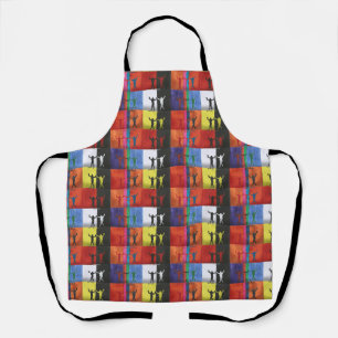 Pop art no.1 by Yeshaya Dank - unity & harmony Apron