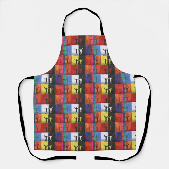 Pop art no.1 by Yeshaya Dank - unity & harmony Apron (Front)