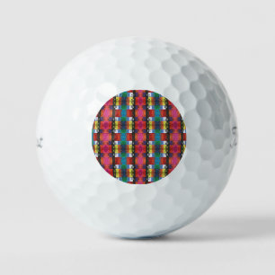 Pop art no.1 by Yeshaya Dank - unity & harmony Golf Balls
