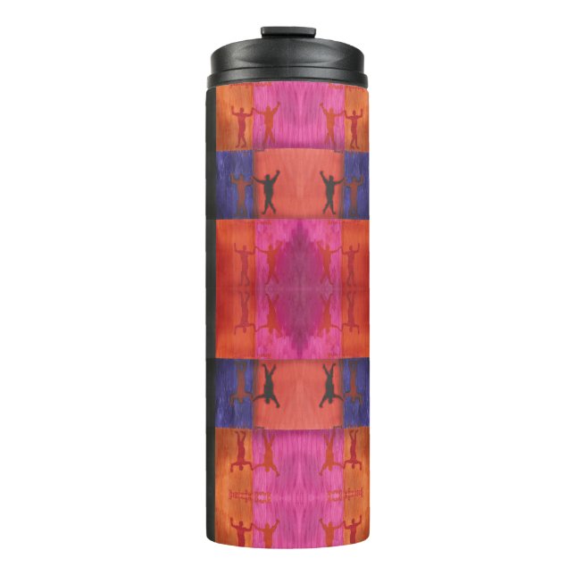 Pop art no.1 by Yeshaya Dank - unity & harmony Thermal Tumbler (Front)