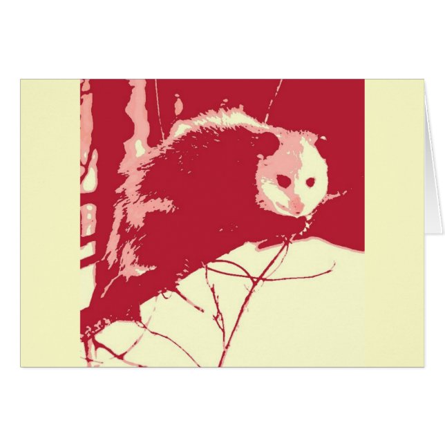 Pop Art Opossum (Front Horizontal)