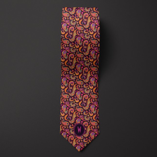 Pop Art Paisley Tie (Creator Uploaded)
