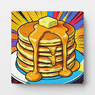 Pop Art Pancake Stack Syrup Plaque