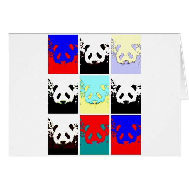 Pop Art Panda (Front Horizontal)