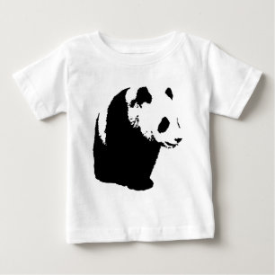 Pop Art Panda Baby T-Shirt
