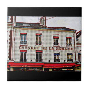Pop Art Paris Ceramic Tile