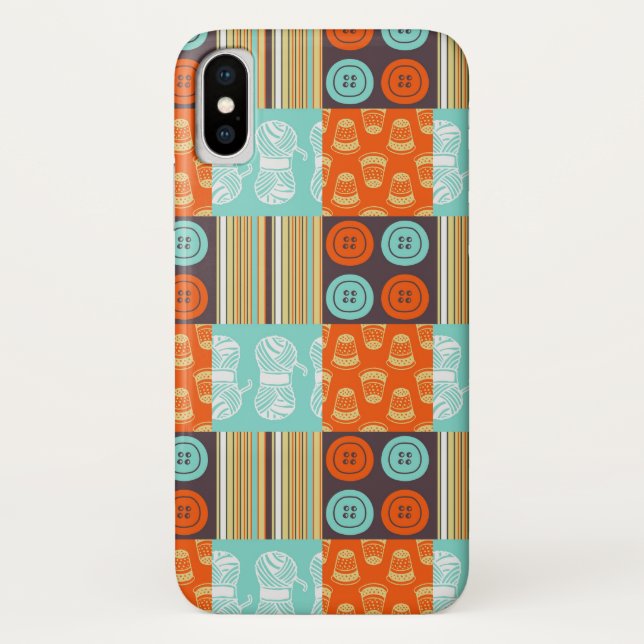 Pop-art pattern - sewing Case-Mate iPhone case (Back)