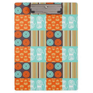 Pop-art pattern - sewing clipboard