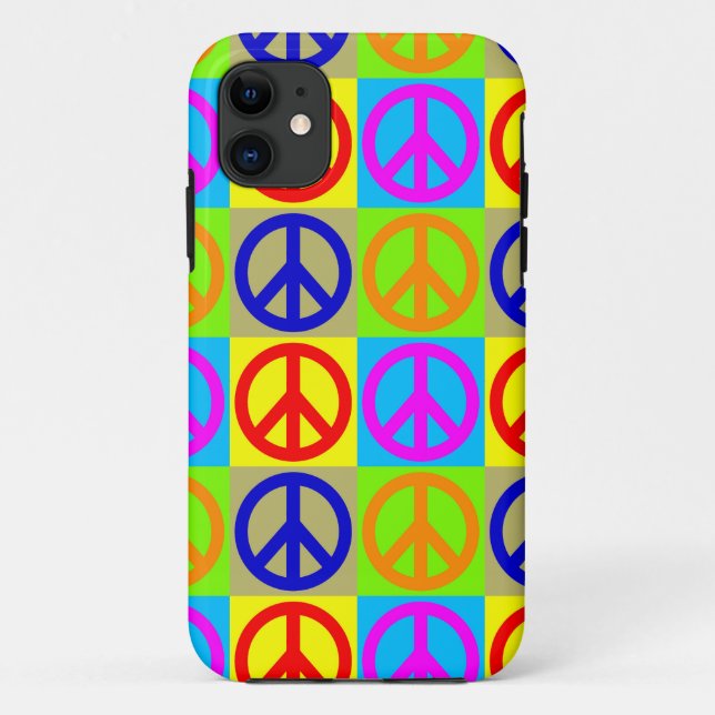 Pop Art Peace Sign iPhone 5/5S case (Back)