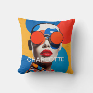Pop Art Photo Collage  Cushion