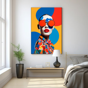 Pop Art Photo Collage  Poster