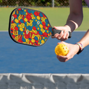 Pop Art Pickleball – Retro Comic-Style Design Paddle