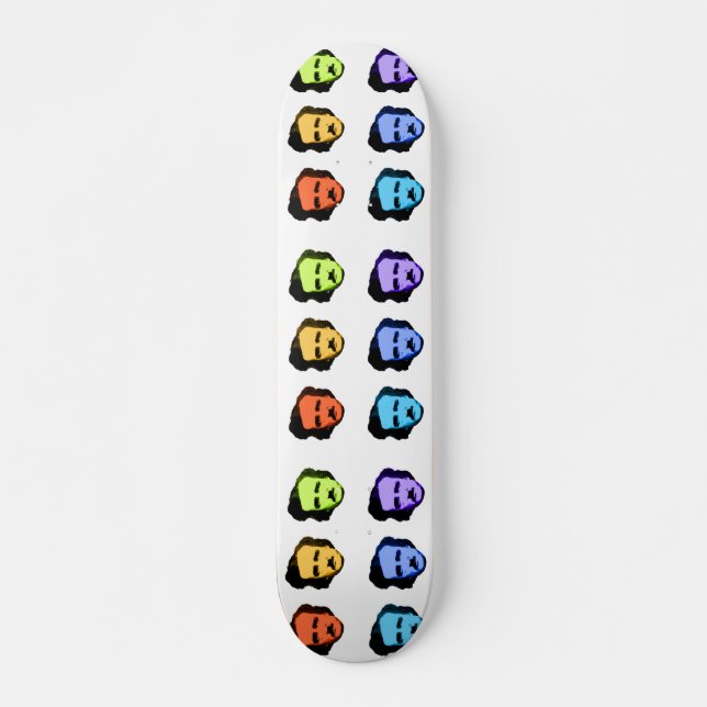 Pop Art Poe Skateboard (Front)