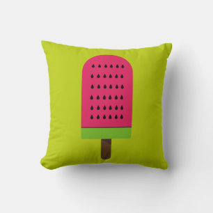 Pop Art popsicle fruity watermelon Cushion
