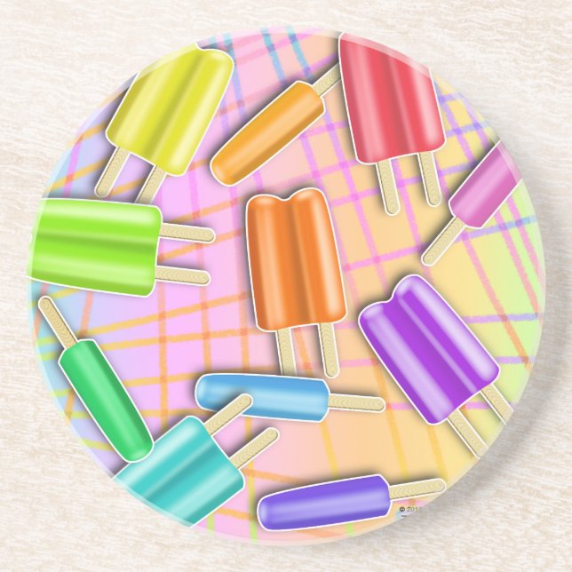 POP ART POPSICLES COASTER (Front)