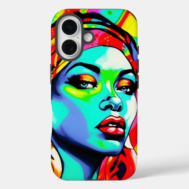Pop Art Portrait  Case-Mate iPhone Case (Back)