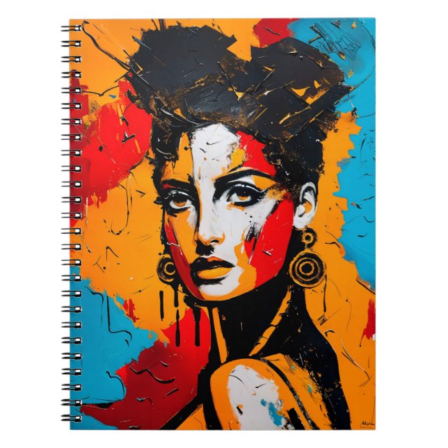 Pop Art Portrait Notebook (Front)