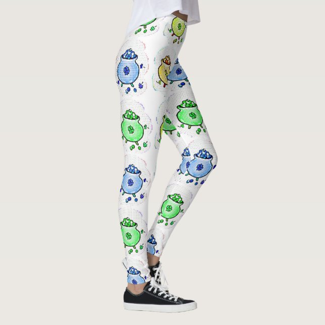 Pop Art Pot O'Gold Leggings (Right)