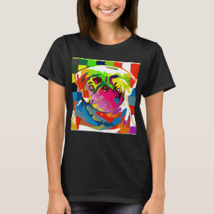 POP ART PUG T-SHIRTS TEES