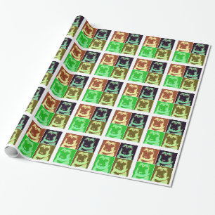 Pop Art Pug Wrapping Paper