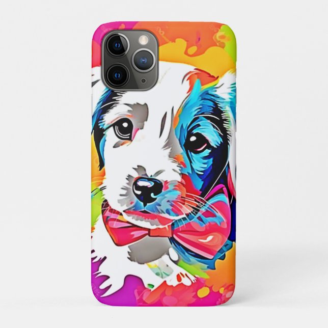 Pop Art Puppy Case-Mate iPhone Case (Back)