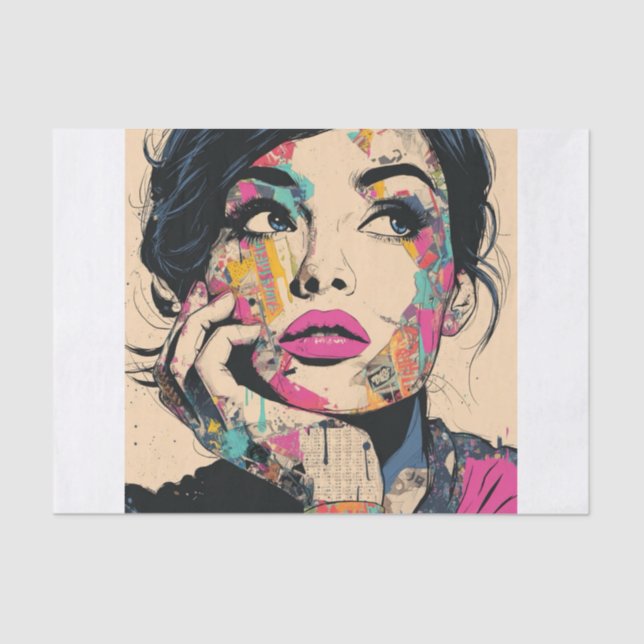 PoP Art Queen1.5 Tissue Paper (Front)