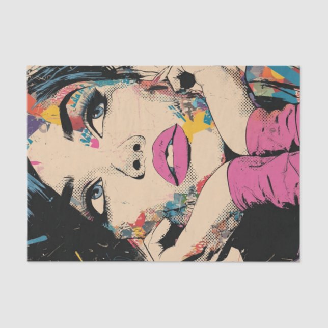 PoP Art Queen2.5 Tissue Paper (Front)