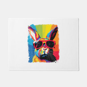 Pop Art Rabbit Doormat