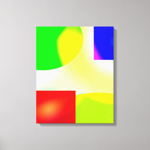 Pop art reflection canvas print