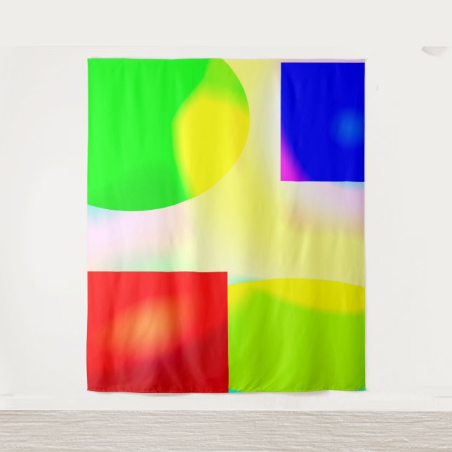 Pop art reflection tapestry (Front)