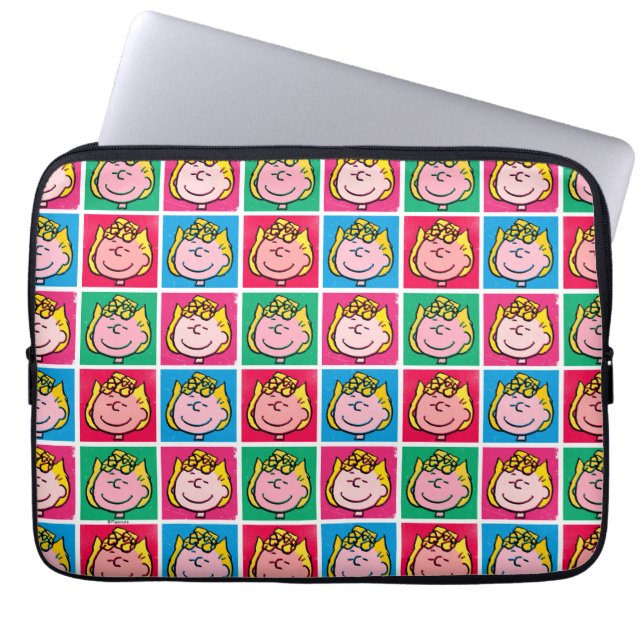 Pop Art Sally | Mod for You Pattern Laptop Sleeve (Front)