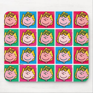 Pop Art Sally   Mod for You Pattern Mouse Pad