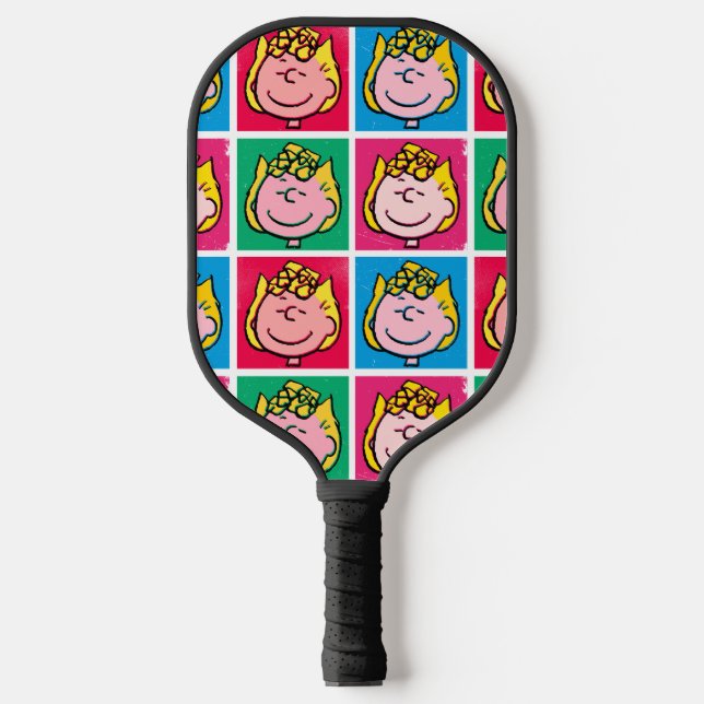 Pop Art Sally | Mod for You Pattern Pickleball Paddle (Front)