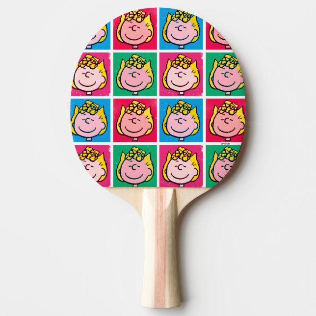 Pop Art Sally | Mod for You Pattern Ping Pong Paddle (Front)